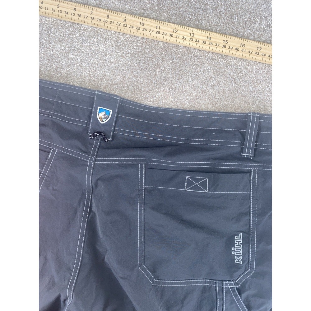 Kuhl Born In The Mountains Shorts Gray Nylon/Stretch Mens 40 Cargo Pockets 10" - Picture 6 of 7